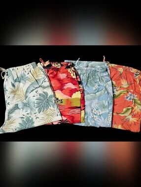 4 Pairs Aloha Republic Size XL Cropped Capri Pants